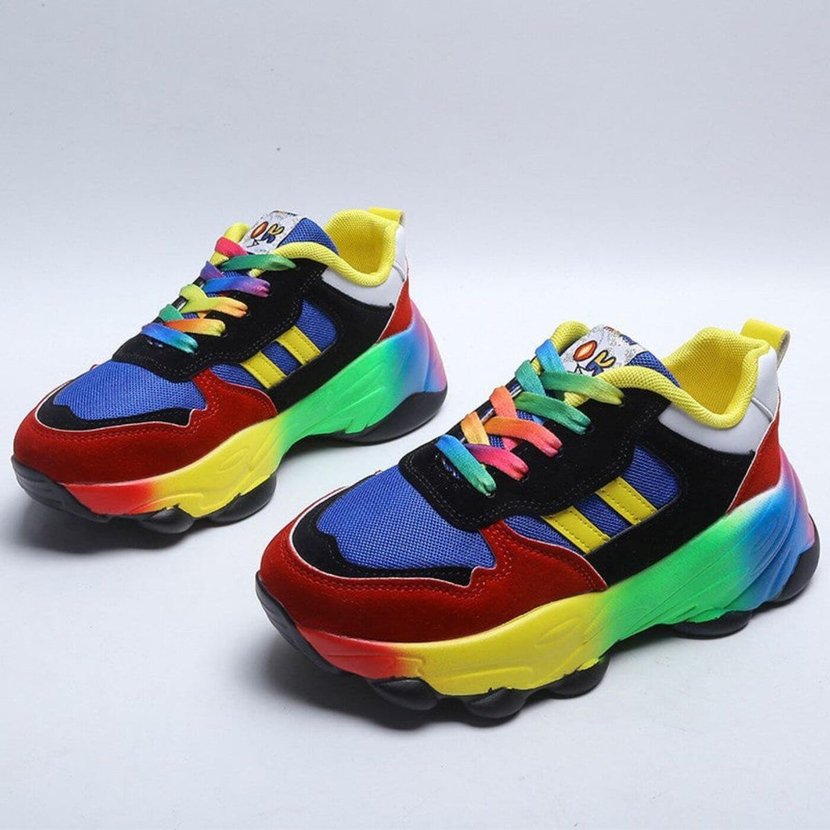 Women's Chunky Suede Platform Trainers